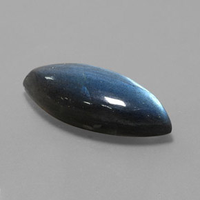 Labradorita multicolor natural de 19,29 ct, marquesa, translúcido