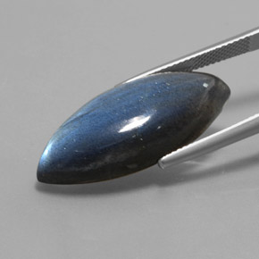 Labradorita multicolor natural de 19,29 ct, marquesa, translúcido