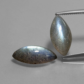 Gemas de Labradorita Multicolor natural de  ct, Transparente, Transparente / Translúcido