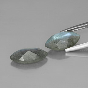 Gemas de Labradorita Multicolor natural de  ct, Transparente, Transparente / Translúcido