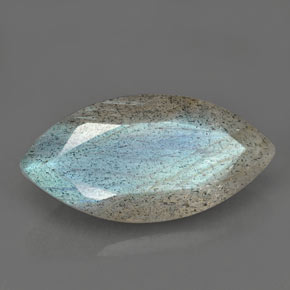Labradorita multicolor natural de 2,55 ct, marquesa, translúcido