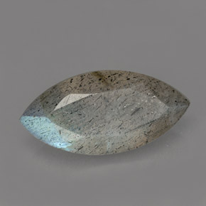 Labradorita multicolor natural de 2,53 ct, marquesa, translúcido