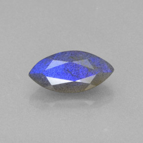 Labradorita Brillo azul grisáceo natural de 2.84 ct, Transparente, Transparente / Translúcido