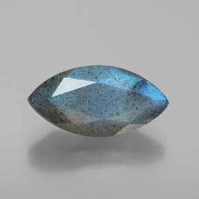 Labradorita azul natural de 2,82 ct, transparente, transparente / translúcido