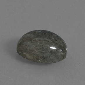 Labradorita Brillo azul grisáceo natural de 5.82 ct, Corte Óvalo, Translúcido