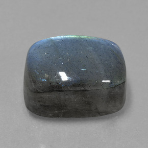 Labradorita azul natural de 10,66 ct, corte cojín, translúcido