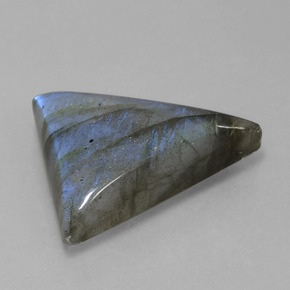 Labradorita azul natural de 18,46 ct, trillón, translúcido