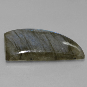 Labradorita azul natural de 25,81 ct, forma elegante, translúcido