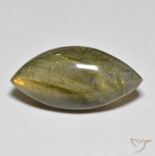 10.67ct Natural Multicolor labradorita, Marquesa, Translúcido