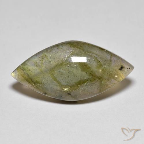 8.22ct Natural Multicolor labradorita, Marquesa, Translúcido