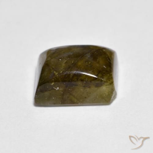 Labradorita Multicolor natural de 1.96 ct, Corte Baguette, Translúcido