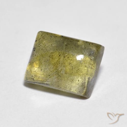 Labradorita Multicolor natural de 2.18 ct, Corte Baguette, Transparente
