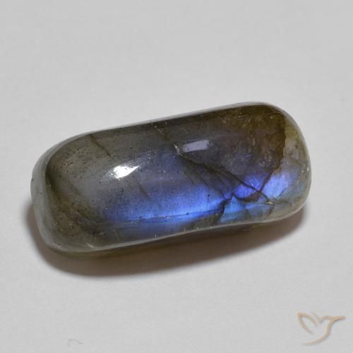 labradorita Multicolor natural de 10.31 ct, Forma Cojín, Translúcido