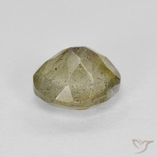 Labradorita Multicolor natural de 1.22 ct, Ovalada, Translúcido