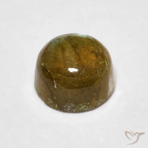 Labradorita Multicolor natural de 0.79 ct, Redondo, Translúcido