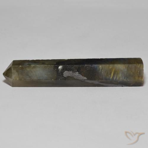 Labradorita Multicolor natural de 38.92 ct, Elegante, Opaco