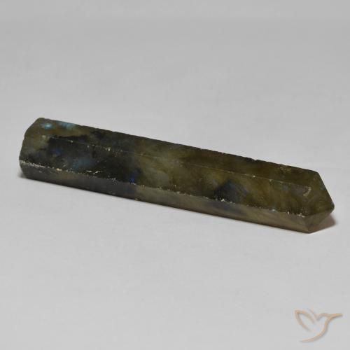 Labradorita Multicolor natural de 33.69 ct, Elegante, Opaco