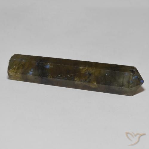 Labradorita Multicolor natural de 34.84 ct, Elegante, Opaco