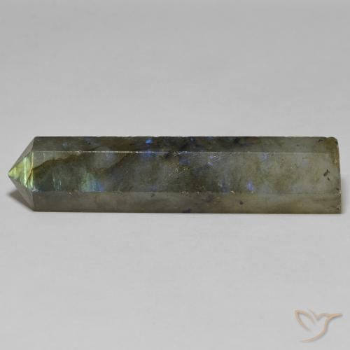 36.49ct Natural Multicolor Labradorita, Elegante, Opaco