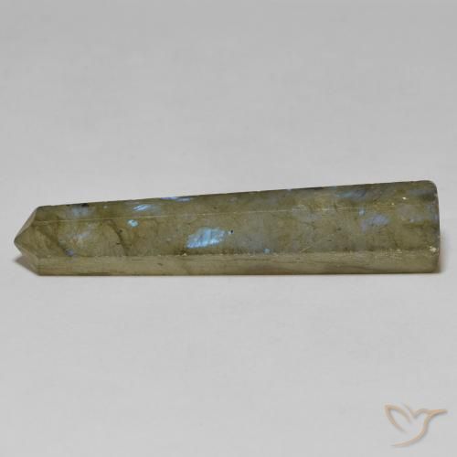 22.18ct Natural Multicolor Labradorita, Elegante, Opaco
