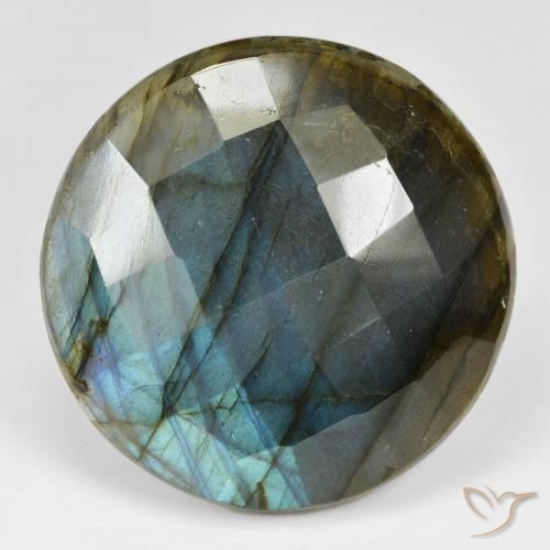 57.97ct Natural Multicolor Labradorita, Redondo, Opaco