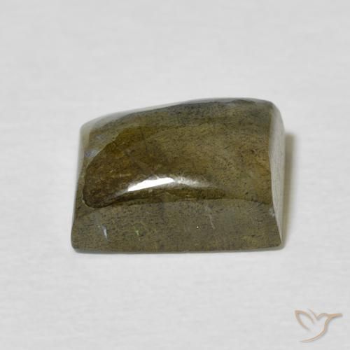 Labradorita Multicolor natural de 2.90 ct, Corte Baguette, Translúcido