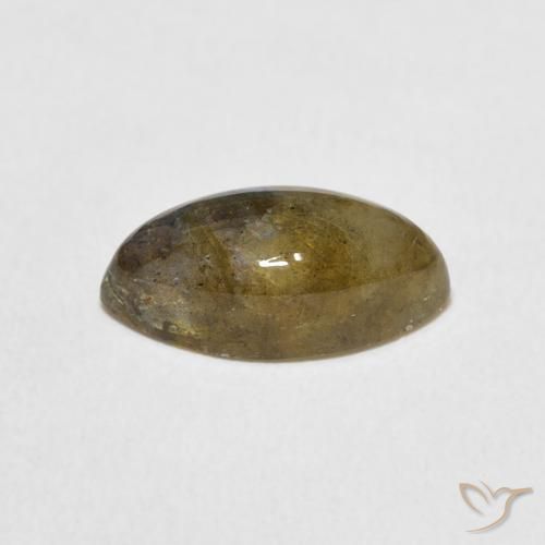 Labradorita Multicolor natural de 2.28 ct, Marquesa, Translúcido