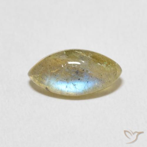 1.20ct Natural Multicolor labradorita, Marquesa, Translúcido