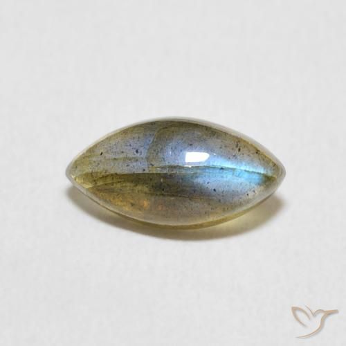 1.31ct Natural Multicolor labradorita, Marquesa, Translúcido, Photo A