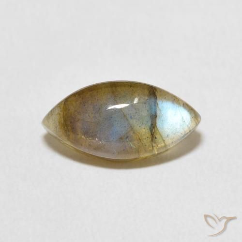 2.51ct Natural Multicolor Labradorita, Marquesa, Translúcido