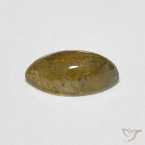 Labradorita Multicolor natural de 2.34 ct, Marquesa, Translúcido