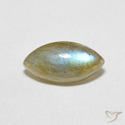 2.24ct Natural Multicolor Labradorita, Marquesa, Translúcido