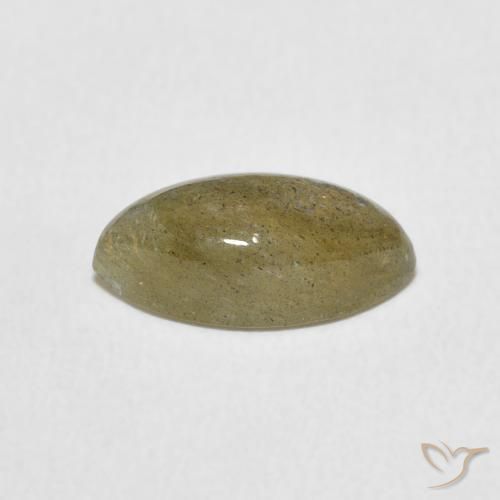 Labradorita Multicolor natural de 2.24 ct, Marquesa, Translúcido
