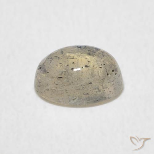Labradorita Multicolor natural de 0.64 ct, Ovalada, Translúcido