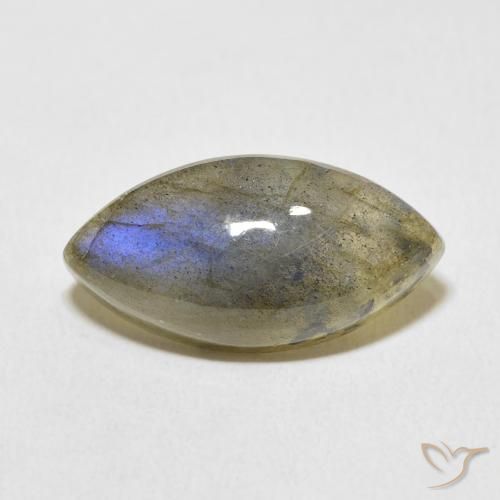 9.71ct Natural Multicolor Labradorita, Marquesa, Translúcido