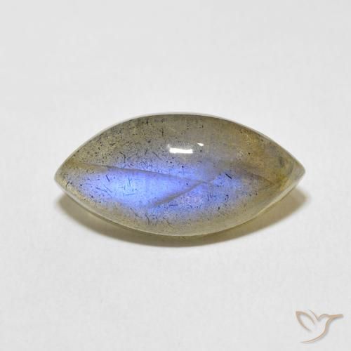 9.99ct Natural Multicolor Labradorita, Marquesa, Translúcido