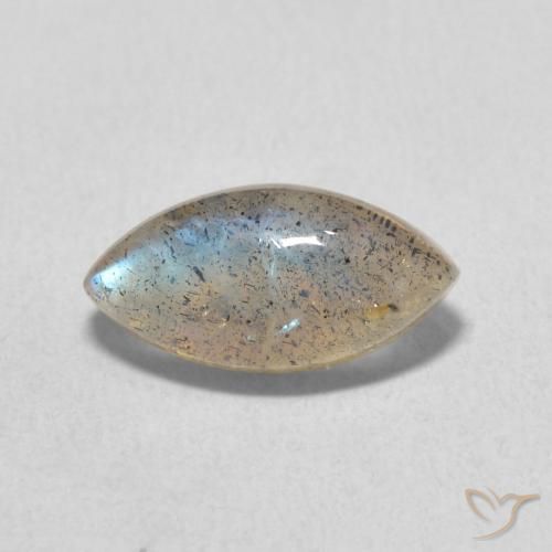 2.46ct Natural Multicolor Labradorita, Marquesa, Translúcido