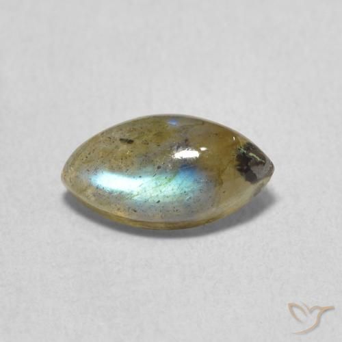 1.66ct Natural Multicolor Labradorita, Marquesa, Translúcido
