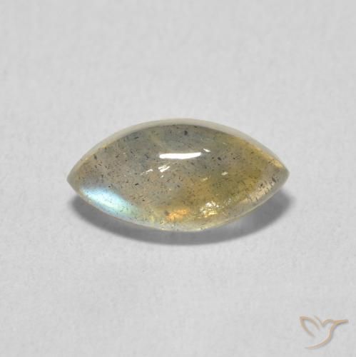 1.38ct Natural Multicolor Labradorita, Marquesa, Translúcido