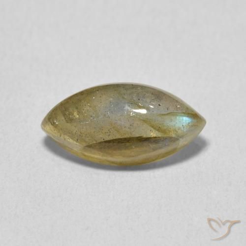 2.32ct Natural Multicolor Labradorita, Marquesa, Translúcido