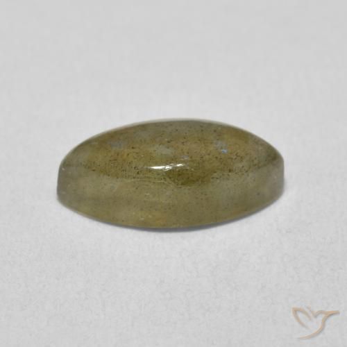 Labradorita Multicolor natural de 2.23 ct, Marquesa, Translúcido