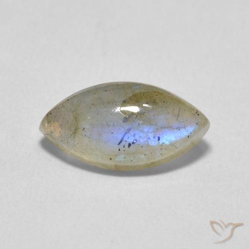 2.52ct Natural Multicolor Labradorita, Marquesa, Translúcido
