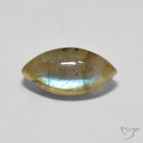 2.39ct Natural Multicolor Labradorita, Marquesa, Translúcido