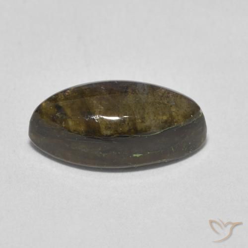 Labradorita Multicolor natural de 3.91 ct, Marquesa, Translúcido
