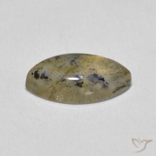 Labradorita Multicolor natural de 2.31 ct, Marquesa, Translúcido