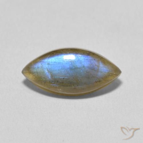 2.76ct Natural Multicolor Labradorita, Marquesa, Translúcido