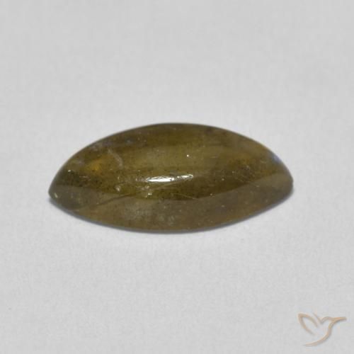 Labradorita Multicolor natural de 2.76 ct, Marquesa, Translúcido