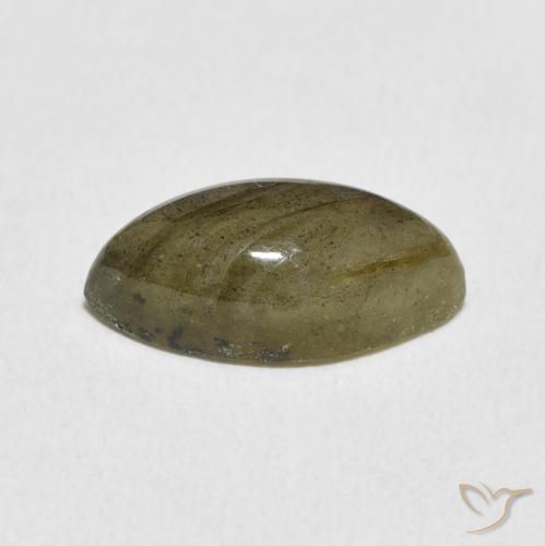 Labradorita Multicolor natural de 3.69 ct, Marquesa, Translúcido