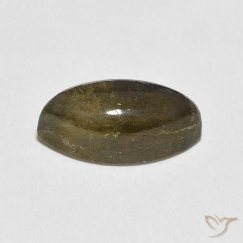 Labradorita Multicolor natural de 5.66 ct, Marquesa, Translúcido