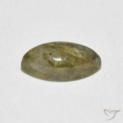 Labradorita Multicolor natural de 2.54 ct, Marquesa, Translúcido